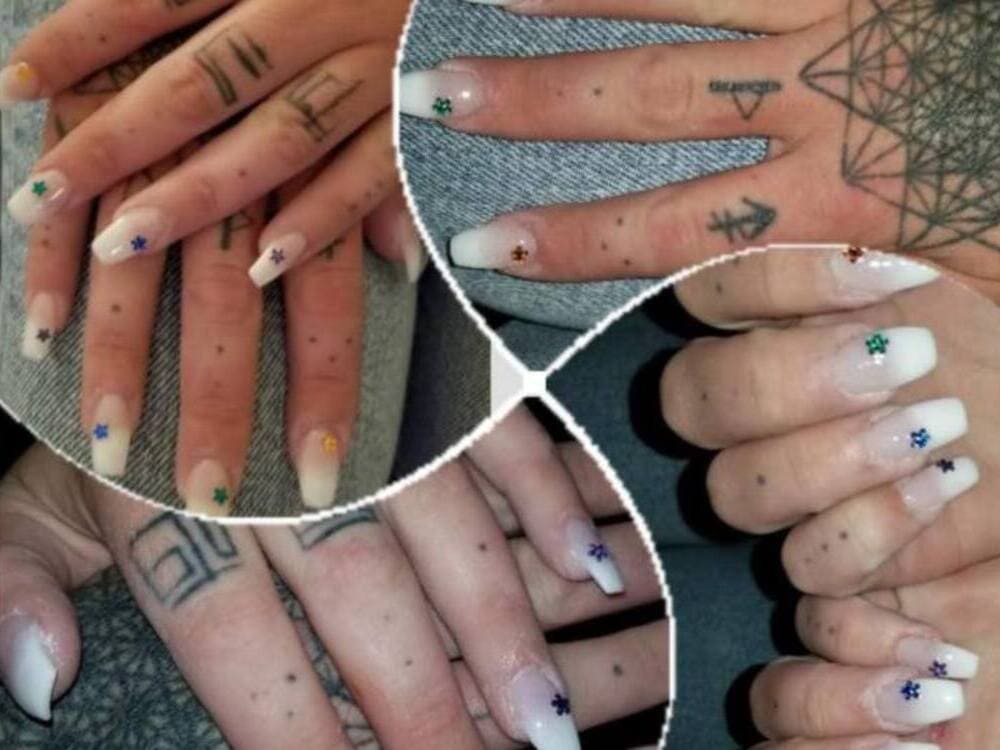 manicure at twinkling nails